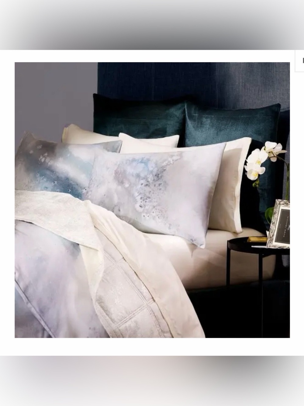 Michael Aram Tidal Reef Blue Duvet Cover, King.